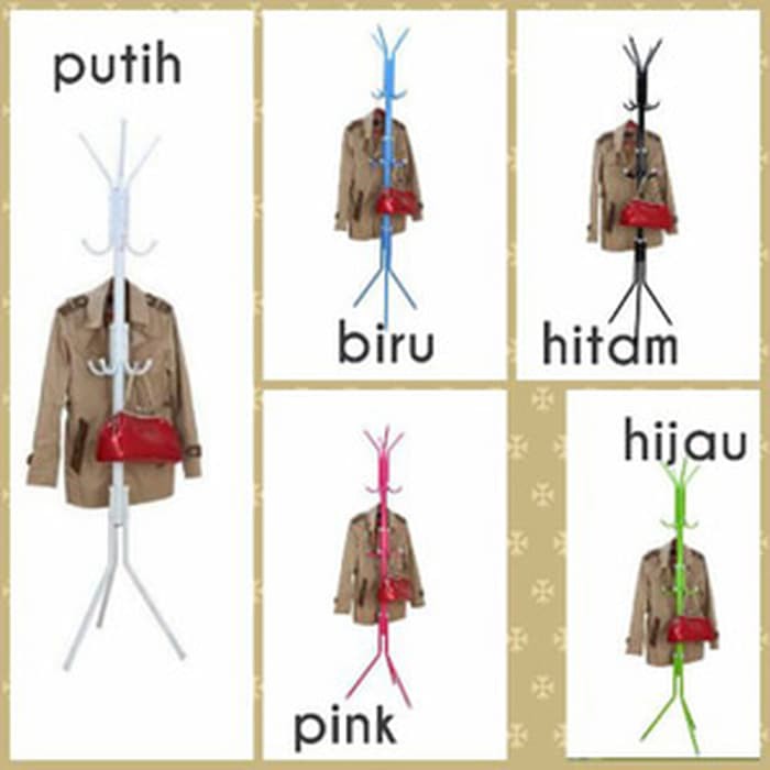 STANDING CLOTH HANGER GANTUNGAN TOPI TAS JAKET