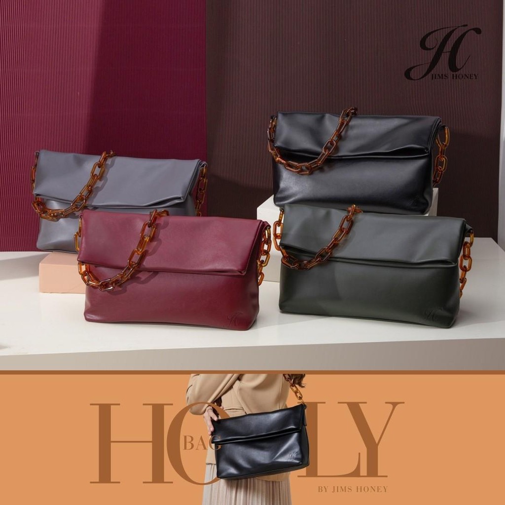 Jims Honey Holy Bag Tas Selempang Wanita Murah Import Sling Cewek Casual Fashion Korea Jimshoney