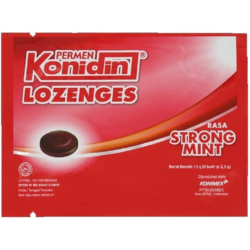 

KONIDIN LOZ strong mint Permen Batuk produksi KONIMEX - 3PCS