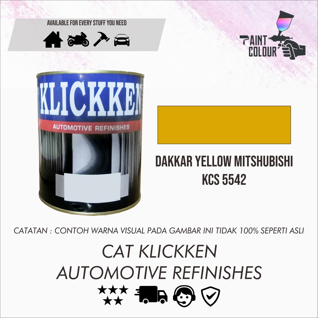 Cat Klickken Automotive Refinishes - Dakkar Yellow Mits KCS 5542