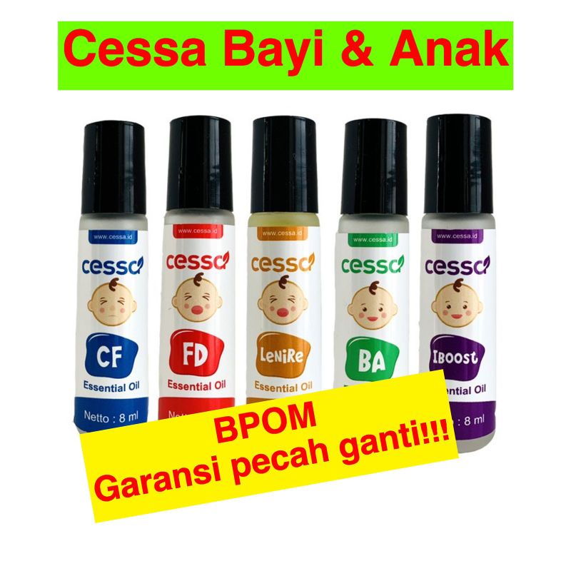⭐BISA COD⭐ Ditababyshop BANDUNG Cessa Essential Oil Pereda Batuk & Pilek Cesa Cough N Flu Demam feve