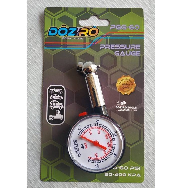 Ukuran Angin Ban Alat Pengukur Tekanan Angin Ban Mobil, Motor Tire Pressure Gauge