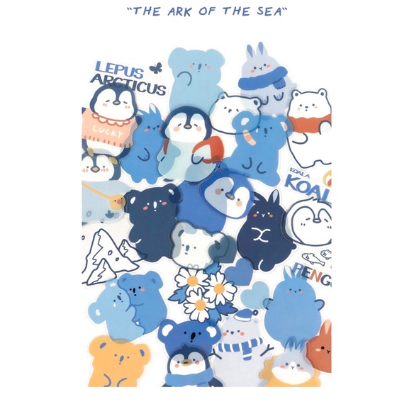 

Sticker Aesthetic - 31 Dekorasi Planner Scrapbook ANIMAL EMBRACE THE EARTH Planner Scrapbook