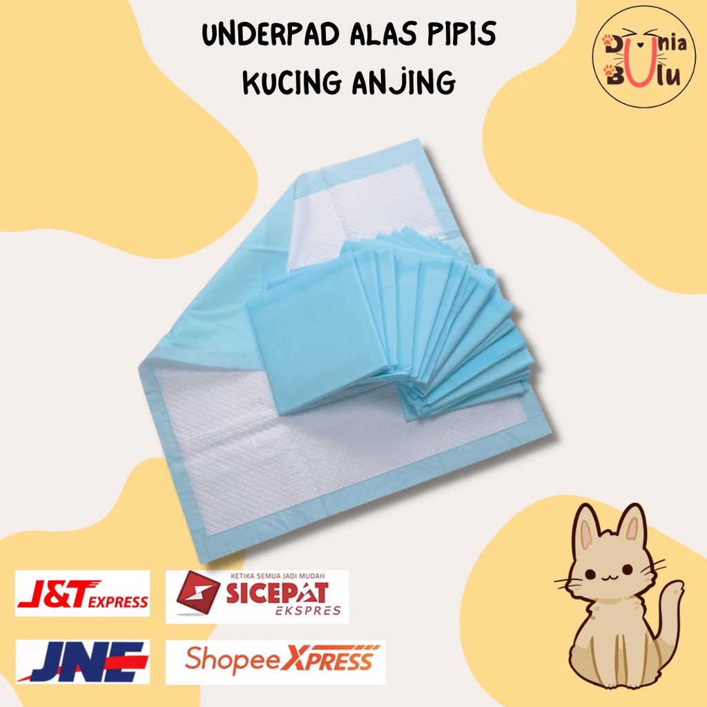 UNDERPAD ALAS PIPIS KUCING ANJING ALAS PUP TATAKAN PUP PET TOILET PORTABLE