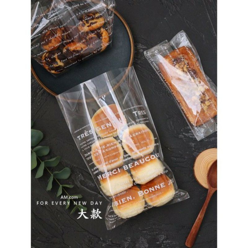 PLASTIK ROTI MANIS BAKERY CANTIK MEWAH 10pcs