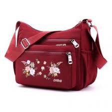 Tas Chibao Bordir Bunga wanita import