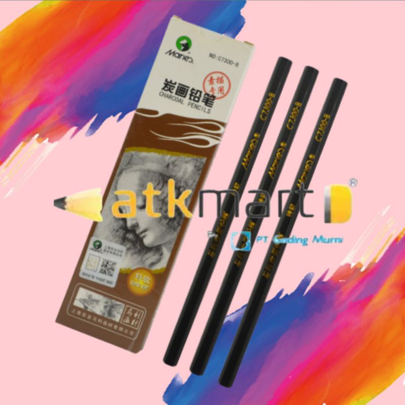 

MARIES CHARCOAL PENCIL C7300-8/SUPER SOFT