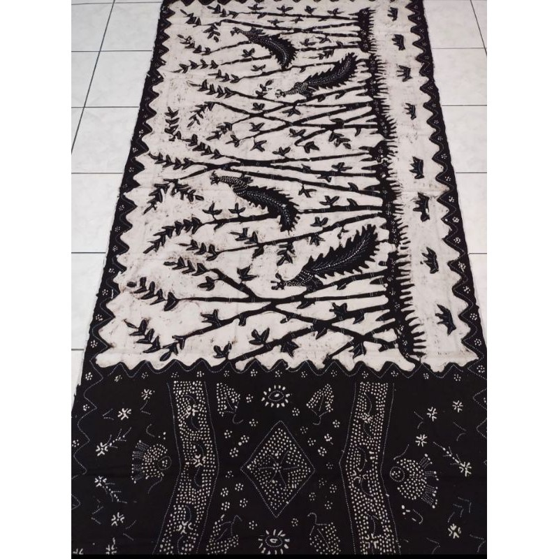 sarung batik bakaran motif putihan