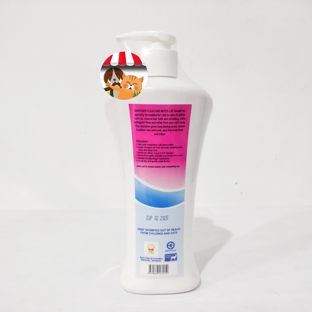 Cat Shampoo My Kitty Fleas And Mites 532 ml - Shampo Kucing Kutu dan Pinjal