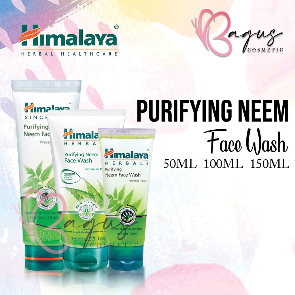 ⭐ BAGUS ⭐ HIMALAYA PURIFYING NEEM FACE WASH 50 / 100ML | Facial Wash / Cleanser