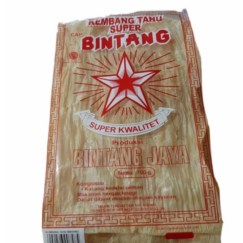 

Kembang Tahu Bintang Super 100gr