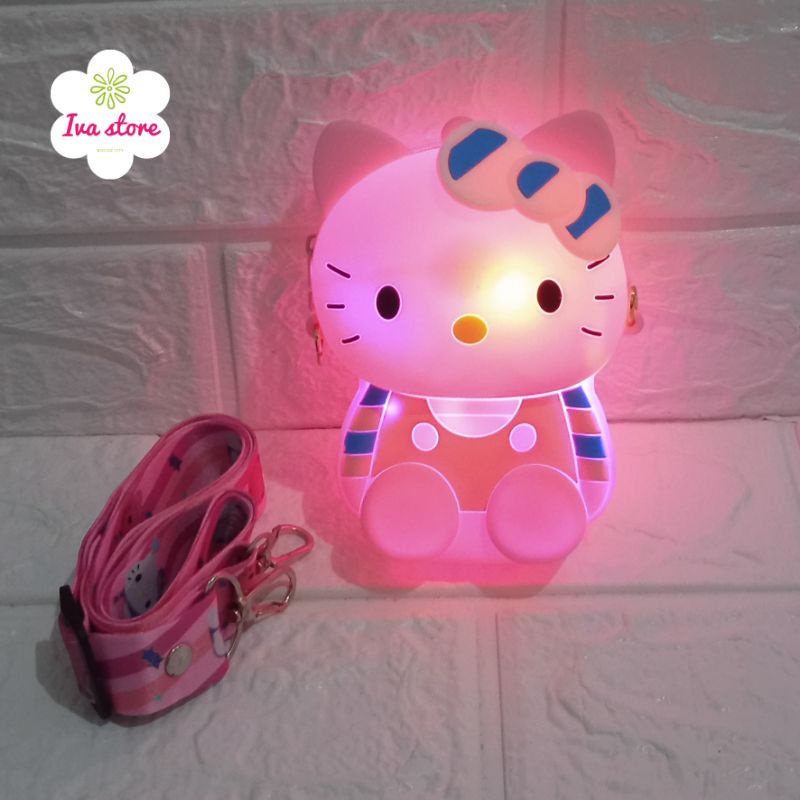 tas Hello kitty LED mini