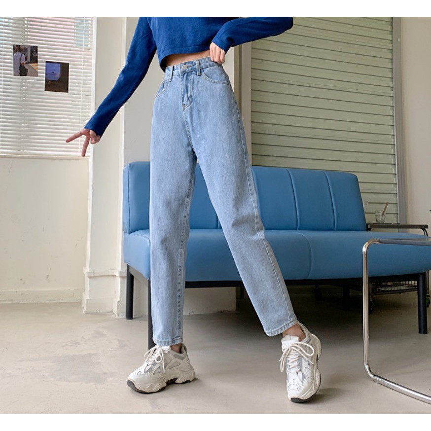 AVANCEID (S-4XL) CELANA JEANS PANJANG HIGH WAIST BAGGY JEANS KULOT C33