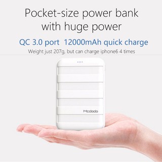 POWER BANK MCDODO 12.000 MAH | Shopee Indonesia