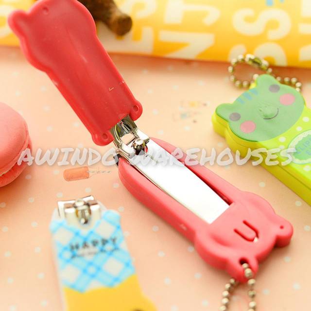 SOUVENIR PERNIKAHAN NIKAH ALAT GUNTING KIKU KARAKTER KARTUN JEPIT KUKU MOTIF MINI NAIL CLIPPER