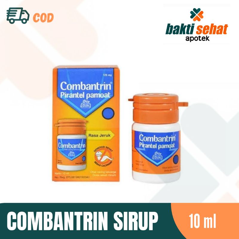 Combantrin Sirup || Combantrin anak rasa jeruk