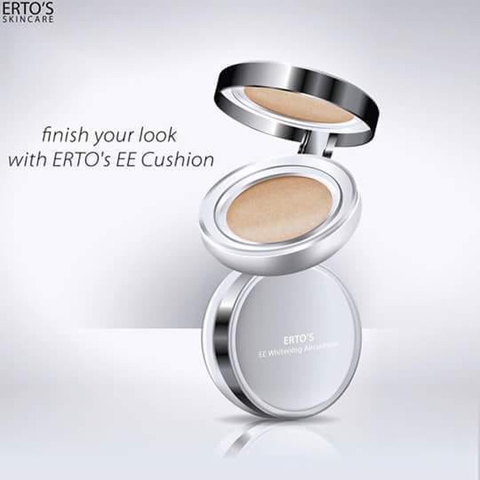 [ORI] EE Whitening Aircushion Bedak Air Cushion Foundation Krim Alas Bedak tanpa Beminyak BPOM