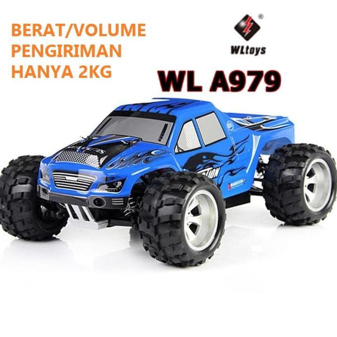  RC  Mobil  Remote  WL A979 Monster  Truck 1 18 2 4Gh 4WD RTR 