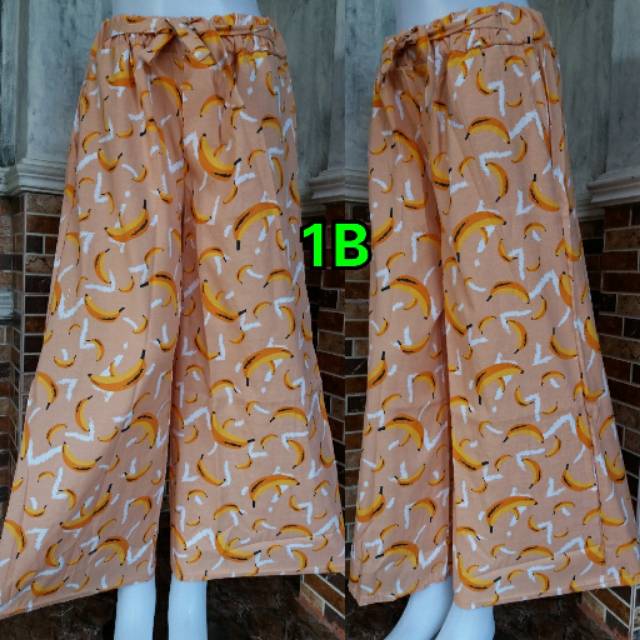 [KEKINIAN] kulot katun motif banana