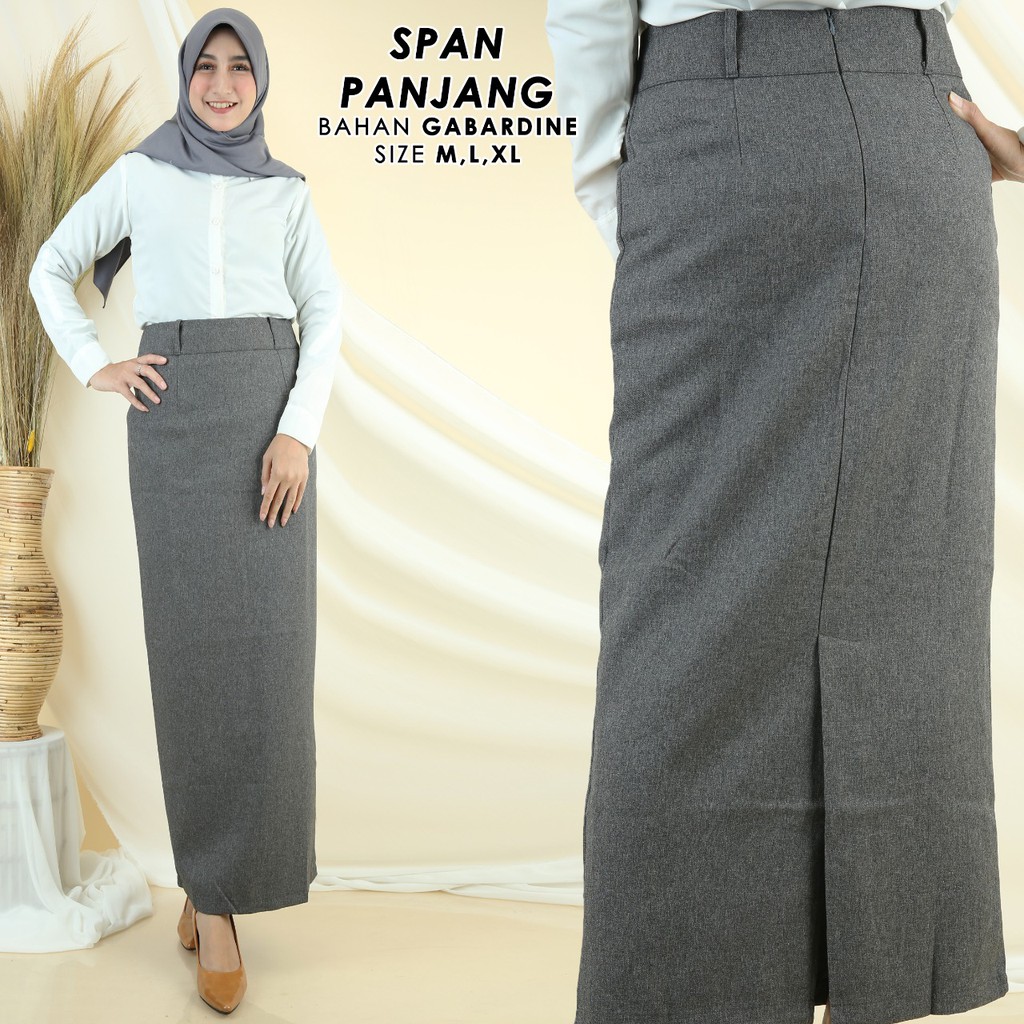 Rok Hitam Panjang /span panjang/rok formal