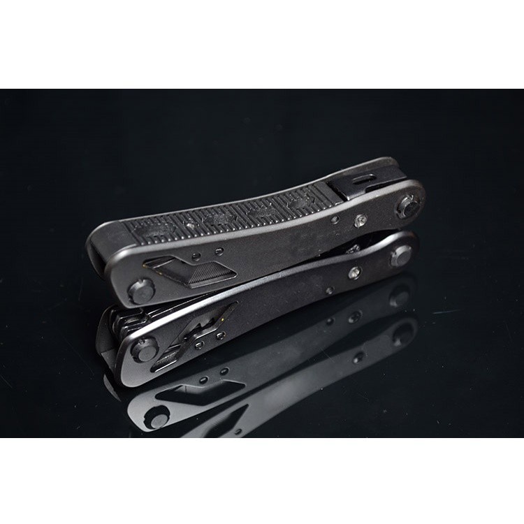 Multifunctional EDC Plier Survival Tool Stainless Steel - MPA19 - Black