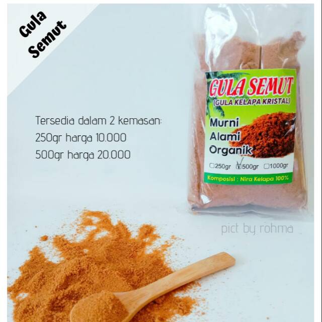 

Gula Semut | Gula Kelapa Kristal | Kemasan 250 gram