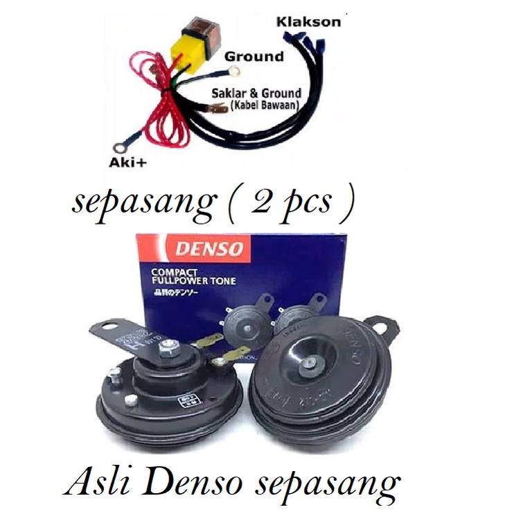 Klakson Denso Disc WaterProof 12 V Bisa Buat Motor &amp; Mobil 100% Original