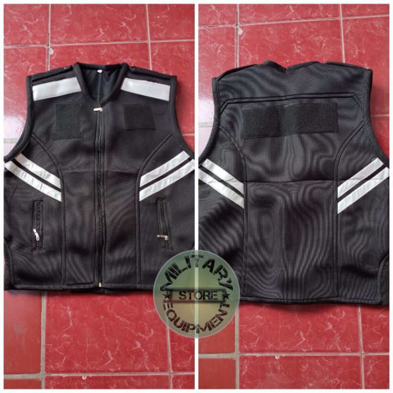 ROMPI HITAM BAHAN JALA MES - ROMPI TOURING POLOS