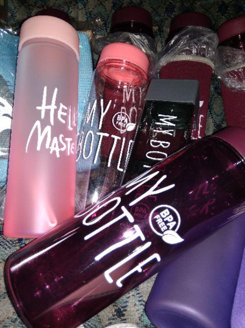 Botol Minuman Hello Master Bahan Pc Off /+ Free Bubble Warp + Free Pouch Zy Batam