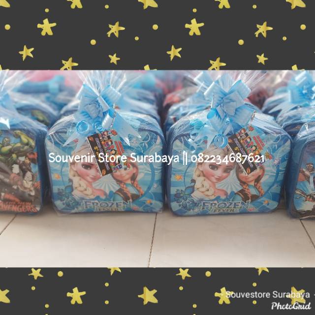 Souvenir Tas Ulang Tahun / Souvenir Ulang Tahun / Souvenir Snack Ultah Murah / Souvenir Murah