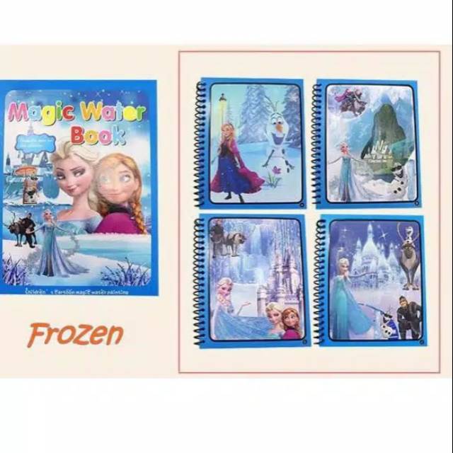 BUKU GAMBAR Water Magic colour book buku aktifitas anak