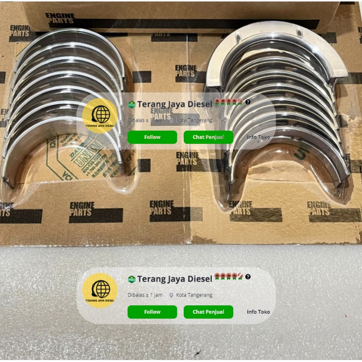 METAL DUDUK PC200-7 6BT 6736-21-811 3802070 STD