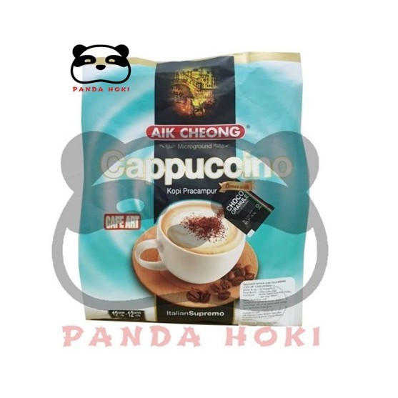 

Aik Cheong Cappucino Coffee / Kopi 300 gr [ 12 sachet x 25 gr ]