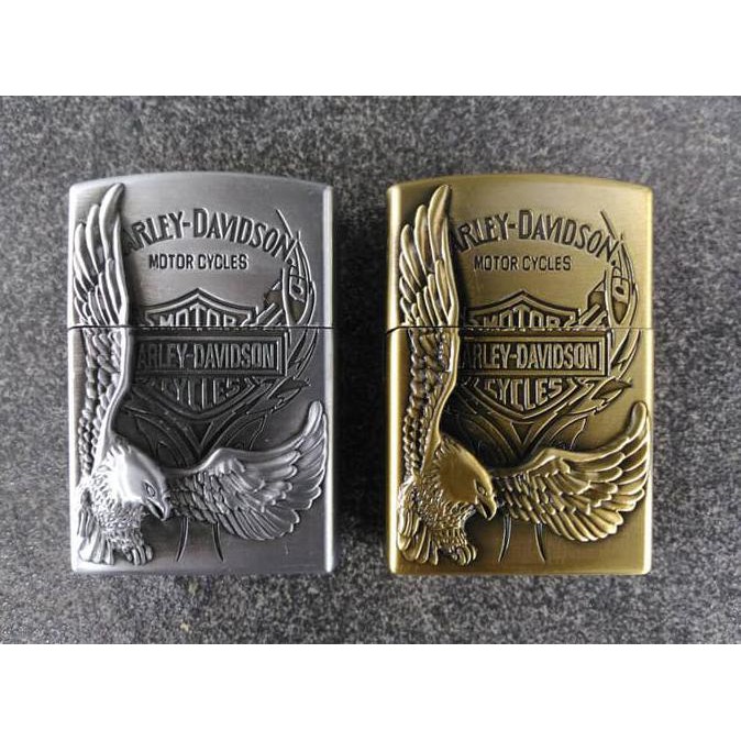 Promo Premium Korek Gas Model Zippo Harley Davidson, Korek Api, Mancis Unik Laris