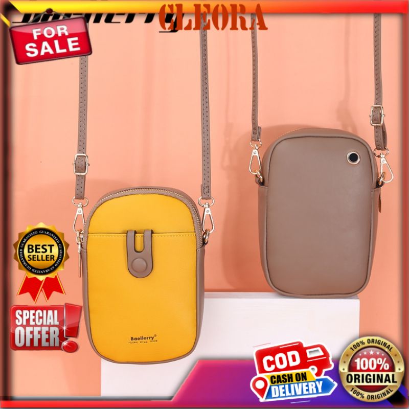 Tas Selempang BAELLERRY Wanita Original Tas Handphone Sling Bag Kekinian Anak Muda Cewek Perempuan S