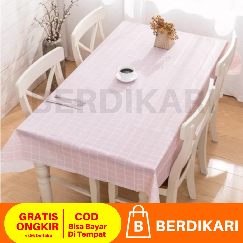 Taplak Meja Makan Anti Air MInyak 137x90cm