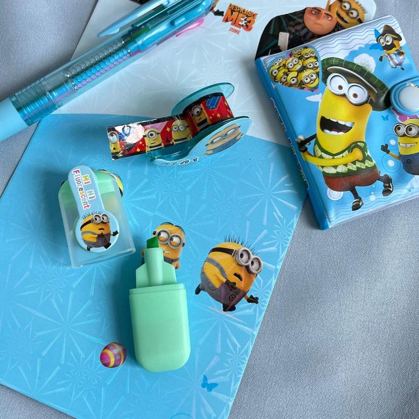 

「Grosir」 Ready Paket Alat Tulis 4 IN 1 Karakter Minions Lucu Set Alat Tulis Imut Bisa COD 5.5 MALL/Termurah dan terbaik >>/【5.5 SALE】/Ready Stok/「Terbaik」
