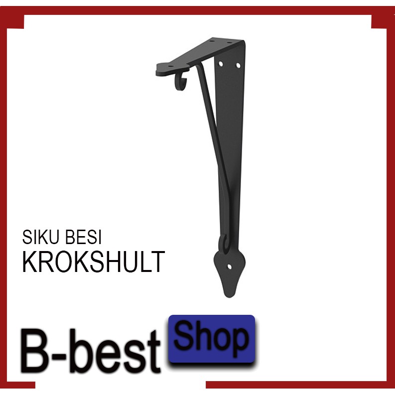 siku besi EKBY Braket SIKU UNTUK RAK DINDING SERBAGUNA siku saja