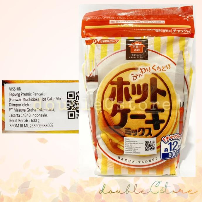 

NISSHIN Funwari Kuchidoke Hot Cake Mix 600gr Tepung premix pancake