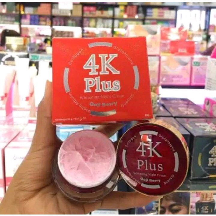 4K Plus Whitening Night Cream With Goji Berry For Acne