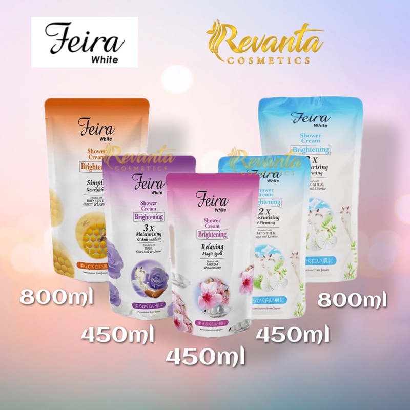 feira white shower cream 450ml