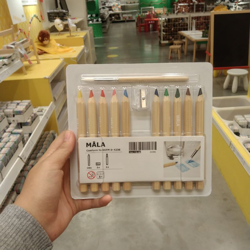 

NS20211070 Pensil warna, warna campuran 1 set isi 10pc