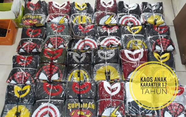 (COD) KAOS ANAK BAJU ANAK USIA 1-2 TAHUN TERMURAH MOTIF HITS KEKINIAN-7