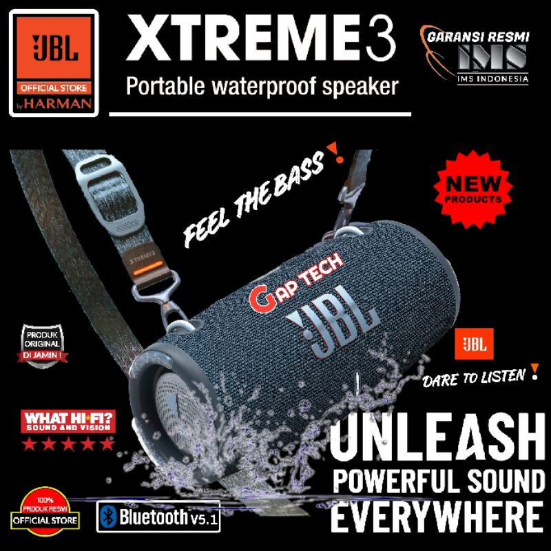 JBL XTREME 3 / XTREME3 Portable Wireless Bluetooth Speaker Original