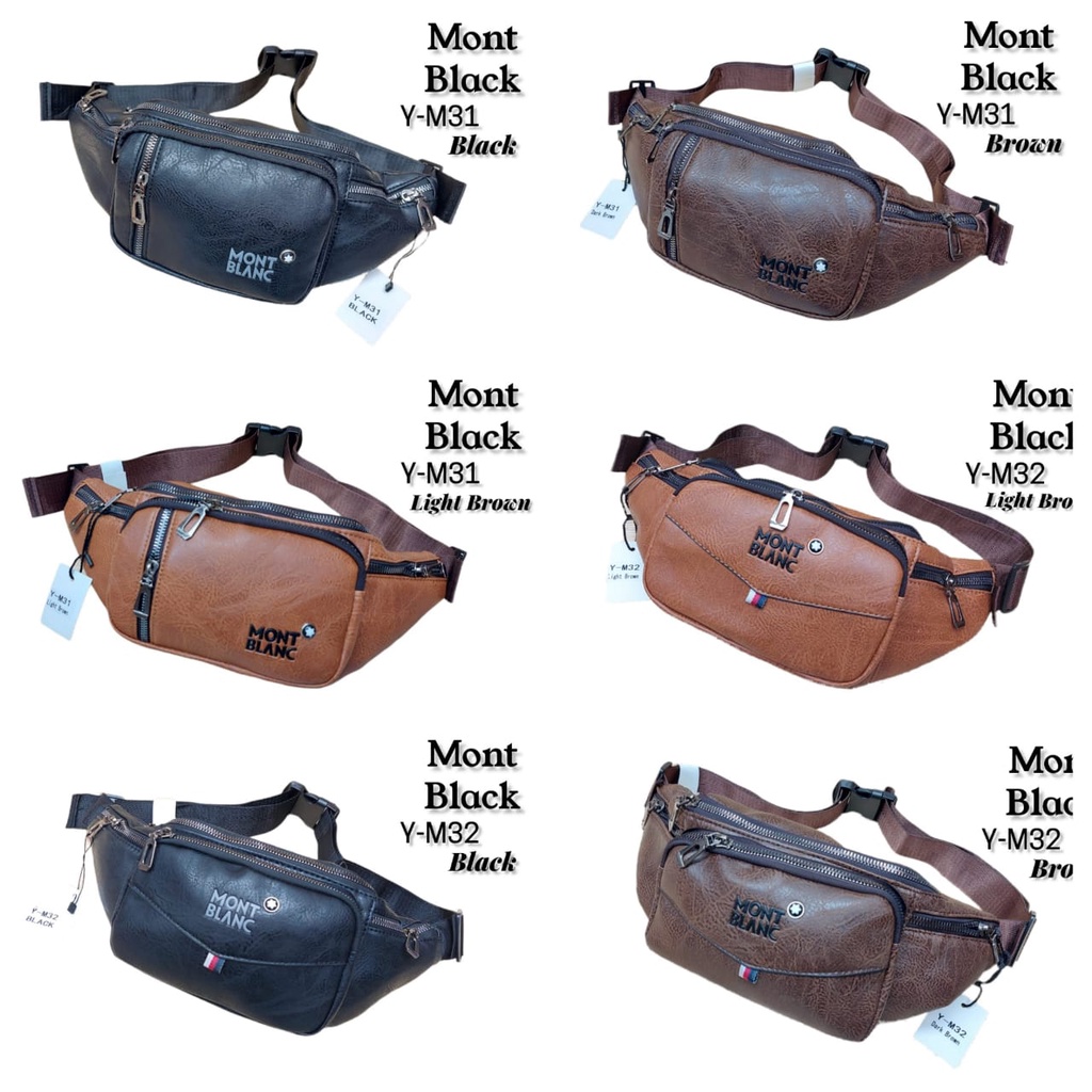 Waistbag Import Pria / Tas Pinggang Pria MB Kode Y-M