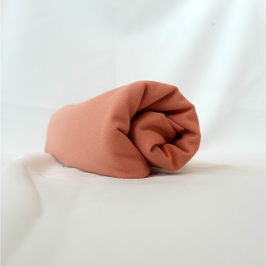 Pashmina Diamond Crepe 170x75 CM-PEACH