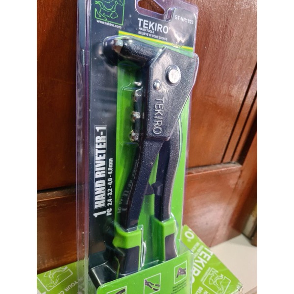 Tang Rivet Hitam Hand Riveter Tekiro