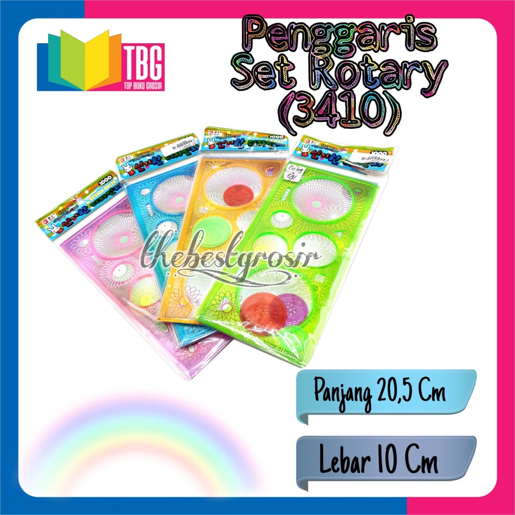 

PENGGARIS SET ROTARY NON MERK/ ROTARY RULER/ PENGGARIS ROTARI/ ROTARY MAGIC RULER/ CIRCULAR RULER/ PENGGARIS GEOMETRIK
