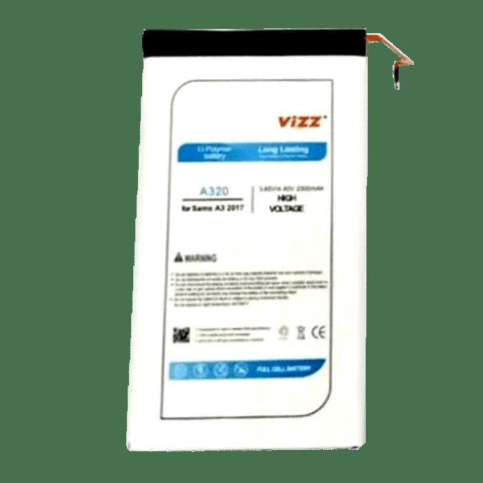 Vizz Baterai SAMSUNG A320 / GALAXY A3 2017 ORIGINAL