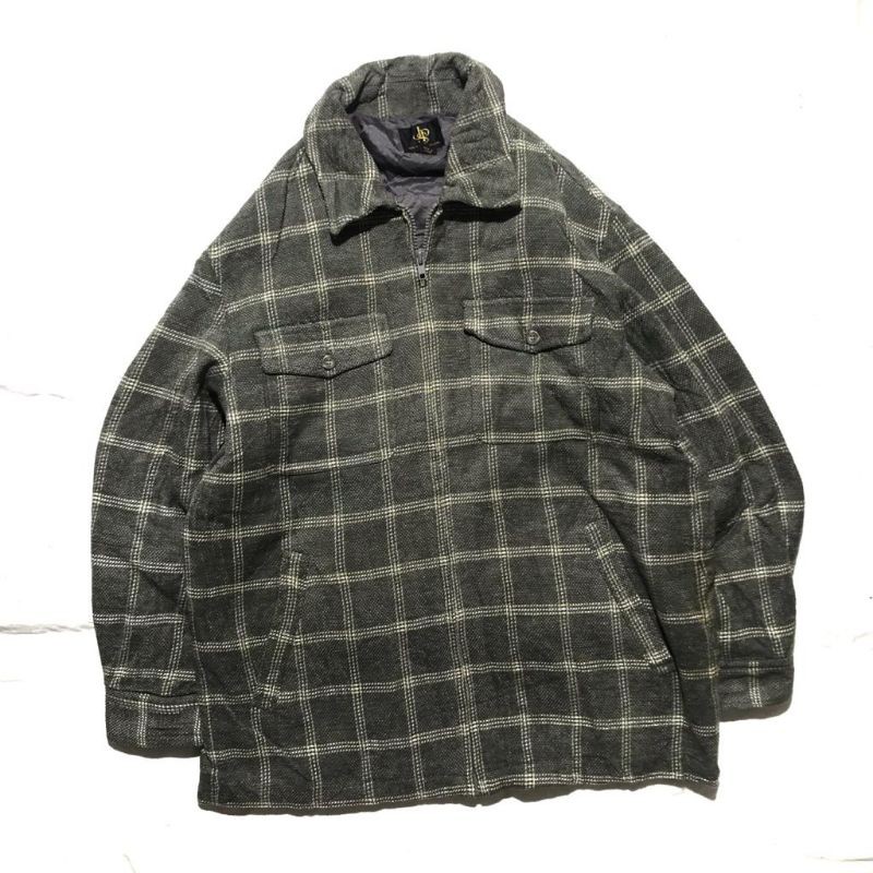 JHON PLAYER SPECIAL PLAID UTILITY JACKET SECOND ORIGINAL